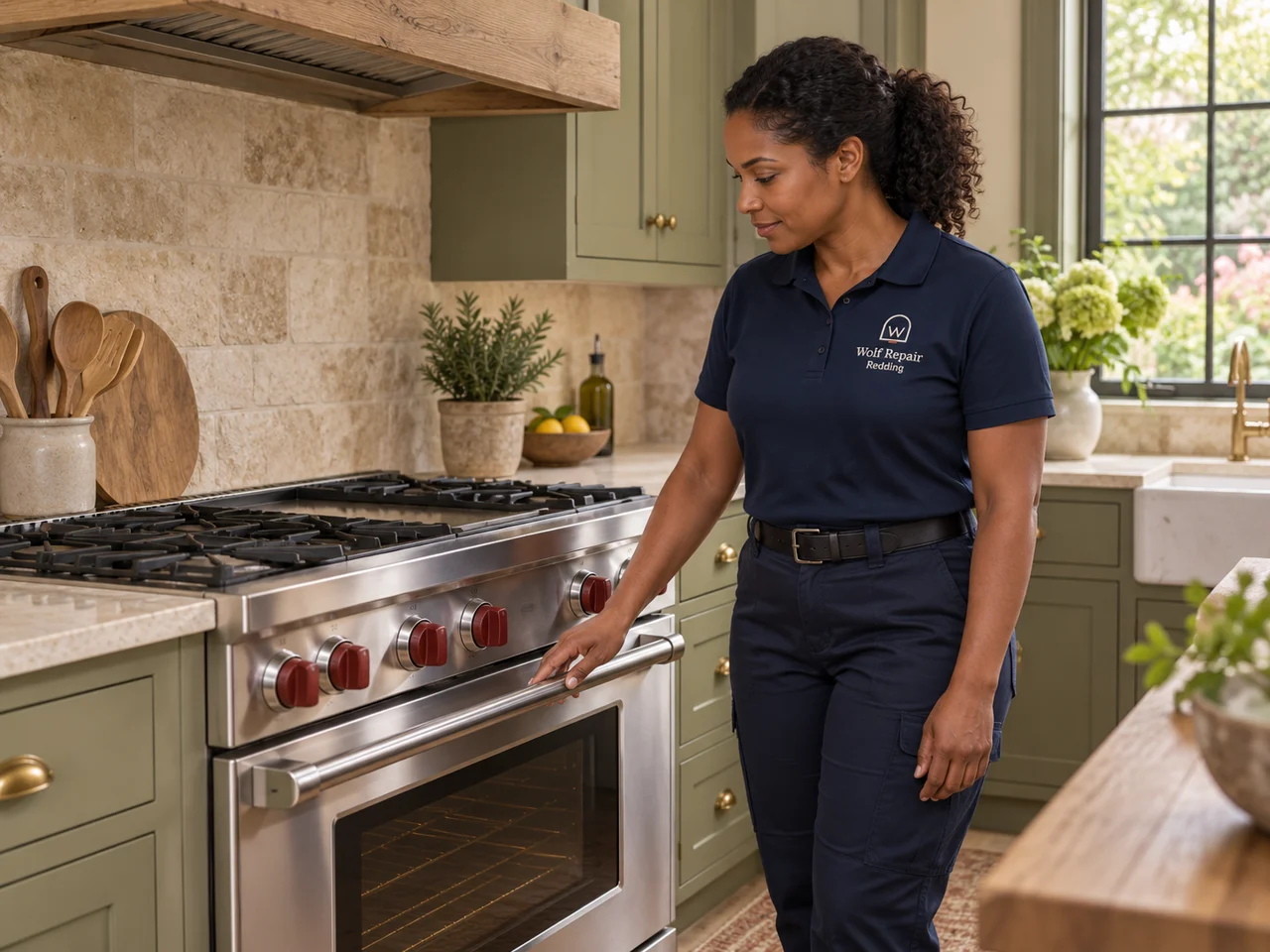 Illustration of Wolf appliance service